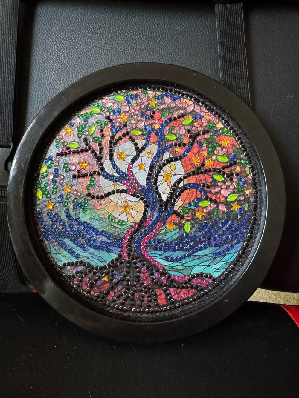 Colorful Tree of Life Diamond painting Wall Art – completed